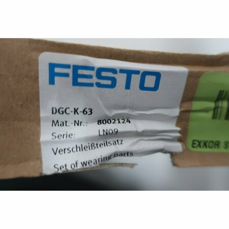 Festo WEARING PARTS KIT PNEUMATIC CYLINDER PARTS AND ACCESSORY DGC-K-63 8002124